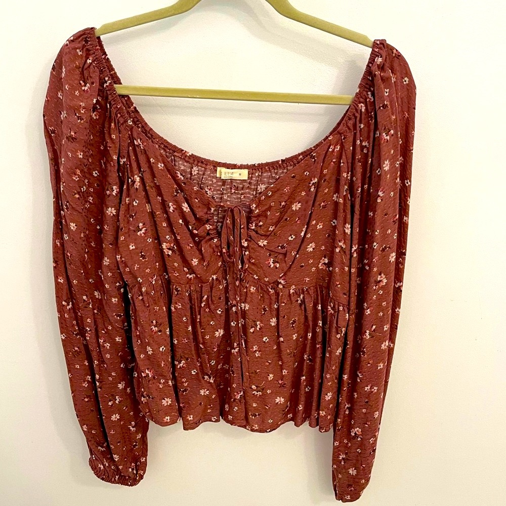 Beautiful floral blouse!